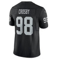 Jamed LV.Raiders #98 Maxx Crosby Black Vapor F.U.S.E. Limited Jersey American Stitched Jerseys