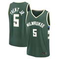 Jamed M.Bucks #5 Gary Trent Jr. Hunter Green Fast Break Replica Player Jerseys - Icon Edition
