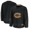 Jamed M.Canadiens Black 2024 Military Appreciation Practice Jerseys