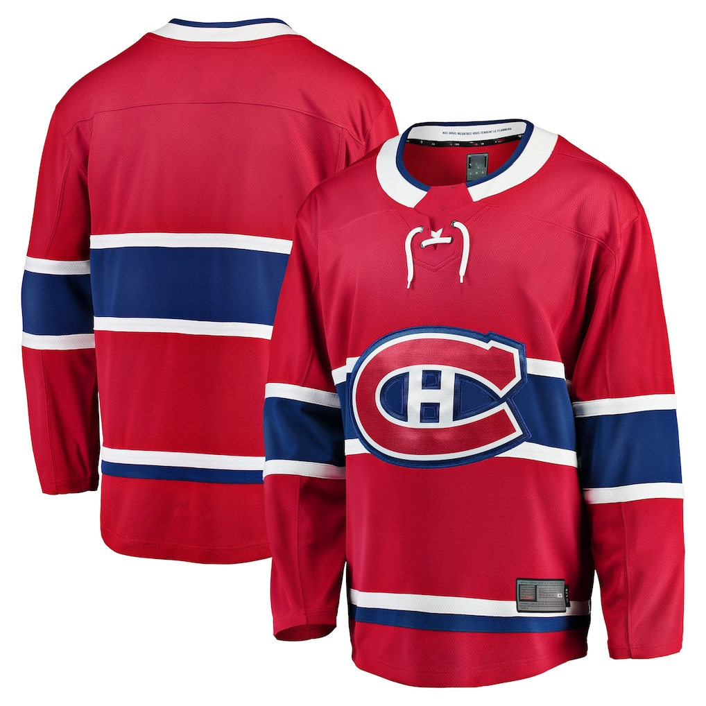 Jamed M.Canadiens Red Breakaway Home Jerseys