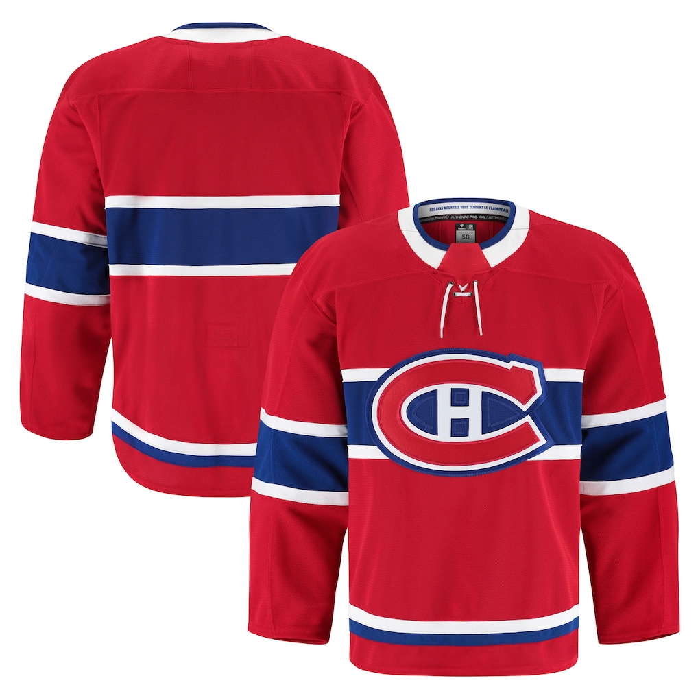 Jamed M.Canadiens Red Home Authentic Pro Jerseys