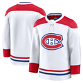Jamed M.Canadiens White Away Premium Jerseys
