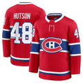 Jamed M.Canadiens #48 Lane Hutson Red Home Premium Jerseys
