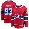 Jamed M.Canadiens #93 Ivan Demidov Red Home Breakaway Jerseys