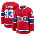 Jamed M.Canadiens #93 Ivan Demidov Red Home Premium Jerseys