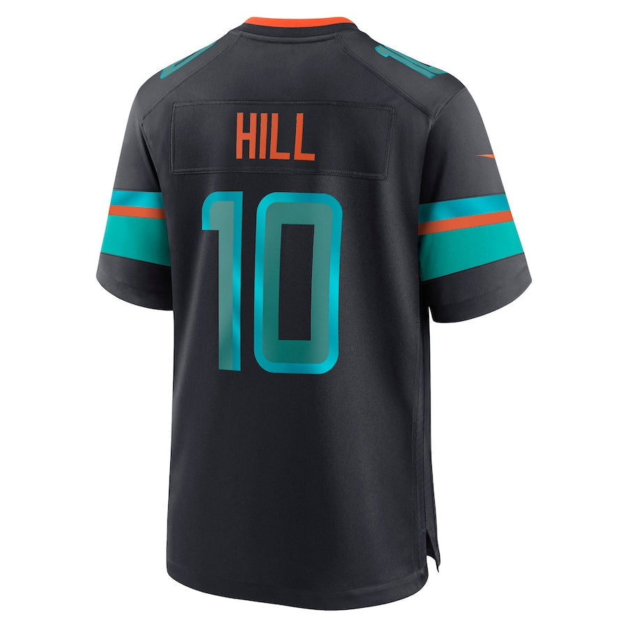 Jamed M.Dolphins #10 Tyreek Hill Player Blue Rivalries Collection Game Stitched Jersey