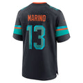 Jamed M.Dolphins #13 Dan Marino Player Blue Rivalries Collection Game Stitched Jerseys