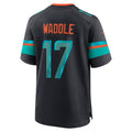Jamed M.Dolphins #17 Jaylen Waddle Player Blue Rivalries Collection Game Stitched Jersey