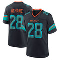 Jamed M.Dolphins #28 De?¡¥Von Achane Player Blue Rivalries Collection Game Stitched Jerseys