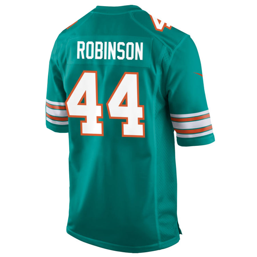 Jamed M.Dolphins #44 Chop Robinson Player Aqua Home Game Stitched Jerseys