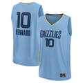 Jamed M.Grizzlies #10 Luke Kennard Light Blue Fast Break Replica Player Stitched Jerseys- Statement Edition