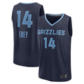 Jamed M.Grizzlies #14 Zach Edey Navy Draft Fast Break Player Stitched Jerseys- Icon Edition