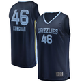 Jamed M.Grizzlies #46 John Konchar Navy Fast Break Replica Stitched Jerseys- Icon Edition
