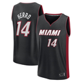 Jamed M.Heat #14 Tyler Herro Black Fast Break Replica Player Jerseys - Icon Edition