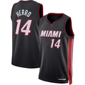 Jamed M.Heat #14 Tyler Herro Black Swingman Jerseys - Icon Edition
