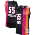 Jamed M.Heat #55 Jason Williams Mitchell & Ness Black 2005-2006 Hardwood Classics Swingman Jerseys