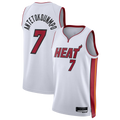 Jamed M.Heat #7 Giannis Antetokounmpo White Swingman Jerseys - Association Edition