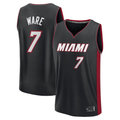 Jamed M.Heat #7 Kel'el Ware Black Fast Break Replica Player Jerseys - Icon Edition