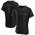 Jamed M.Marlins #1 Connor Norby Player Black  Home Limited Stitched Jerseys