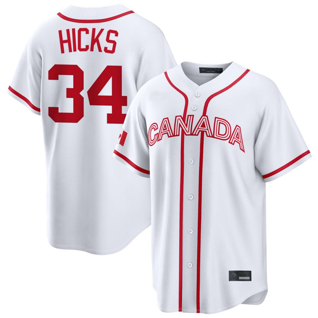 Jamed M.Marlins #34 Liam Hicks Player White 2026 World Classic Home Pick-A-Player Stitched Jerseys