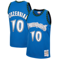 Jamed M.Timberwolves #10 Wally Szczerbiak Mitchell & Ness Blue 2003-2004 Hardwood Classics Swingman Stitched Jerseys