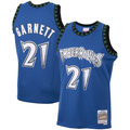 Jamed M.Timberwolves #21 Kevin Garnett Mitchell & Ness Blue 2003-2004 Hardwood Classics Swingman Stitched Jerseys