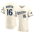Jamed M.Twins #16 Austin Martin Player Cream Home Limited Elite Stitched Jerseys
