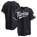 Jamed Minnesota Twins Blank Player Navy Home Game Stitched Jerseys