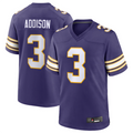 Jamed MN.Vikings #3 Jordan Addison Purple Classic Player Game American Stitched Jerseys