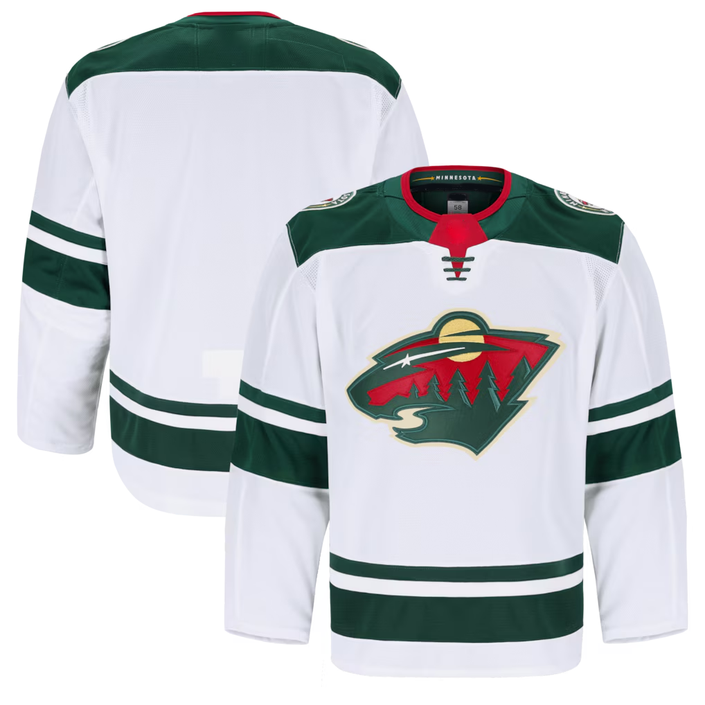 Jamed M.Wild White Away Authentic Pro Jerseys
