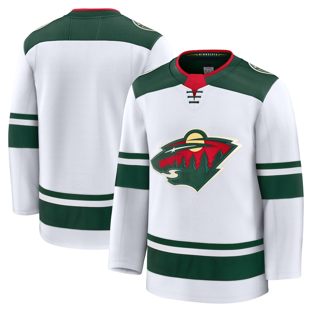 Jamed M.Wild White Away Premium Jerseys