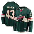 Jamed M.Wild #43 Quinn Hughes Green Home Breakaway Jerseys