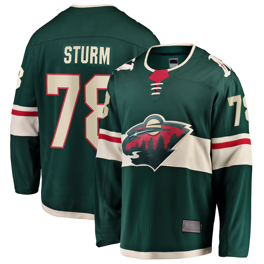 Jamed M.Wild #78 Nico Sturm Green Home Breakaway Jerseys