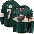 Jamed M.Wild #7 Brock Faber Green Home Breakaway Player Jerseys
