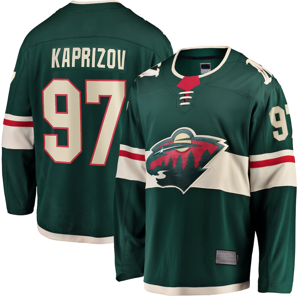 Jamed M.Wild #97 Kirill Kaprizov Green Home Breakaway Replica Jerseys