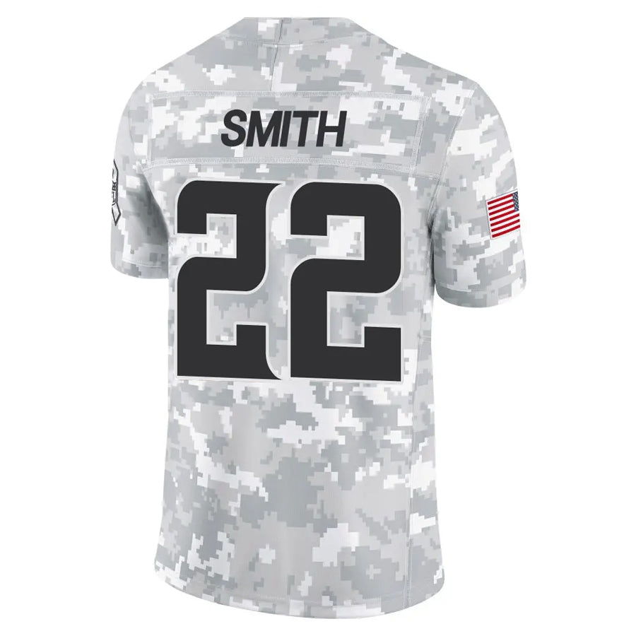 Jamed MN.Vikings #22 Harrison Smith Player Arctic Camo Salute to Service Limited Stitched Jerseys