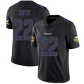Jamed MN.Vikings #22 Harrison Smith Player Limited Black Impact Game Stitched Jerseys
