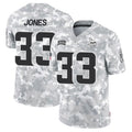 Jamed MN.Vikings #33 Aaron Jones Player Arctic Camo Salute to Service Limited Stitched Jerseys
