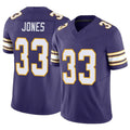Jamed MN.Vikings #33 Aaron Jones Player Purple Classic Vapor F.U.S.E. Limited Stitched Jerseys
