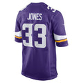 Jamed MN.Vikings #33 Aaron Jones Player Purple Home Game Stitched Jerseys