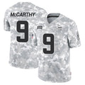 Jamed MN.Vikings #9 J.J. McCarthy Player Arctic Camo Salute to Service Limited Stitched Jerseys