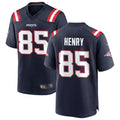 Jamed NE.Patriots #85 Hunter Henry Navy Game Home Jerseys