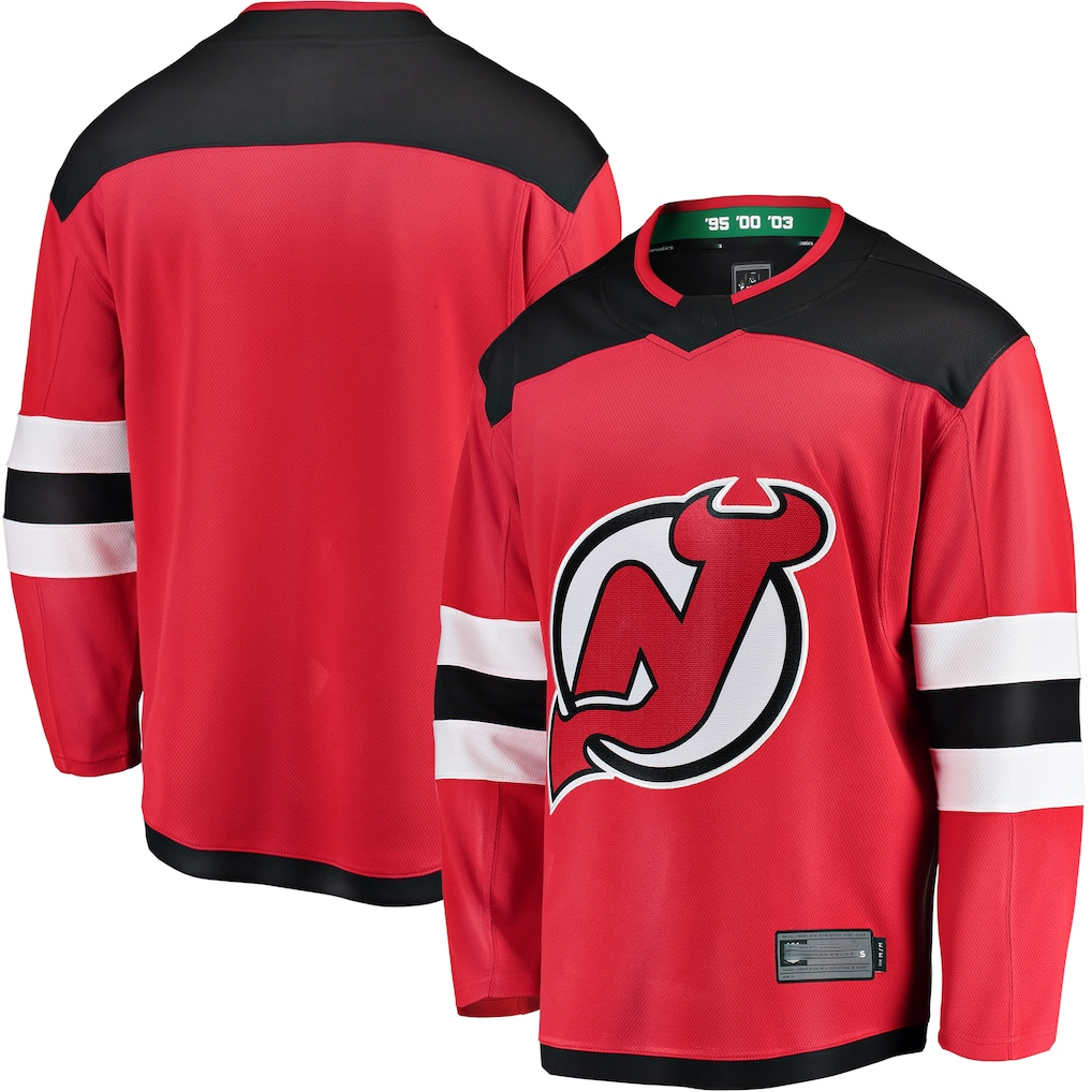 Jamed N.Jersey Devils Red Breakaway Home Jerseys