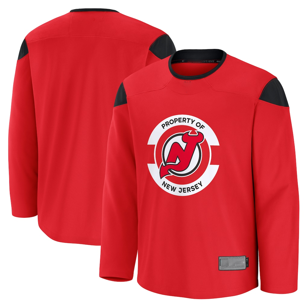 Jamed N.Jersey Devils Red Practice Jerseys