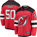 Jamed N.Jersey Devils #50 Nico Daws Red Home Breakaway Player Jerseys