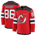 Jamed N.Jersey Devils #86 Jack Hughes Red Home Premium Jerseys
