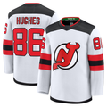 Jamed N.Jersey Devils #86 Jack Hughes White Away Premium Jerseys