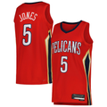 Jamed NO.Pelicans #5 Herbert Jones Red Swingman Stitched Jerseys- Statement Edition