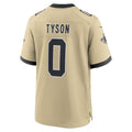 Jamed NO.Saints #0 Jordyn Tyson Gold 2026 Draft First Round Pick No. 8 Alternate Game Stitched Jerseys