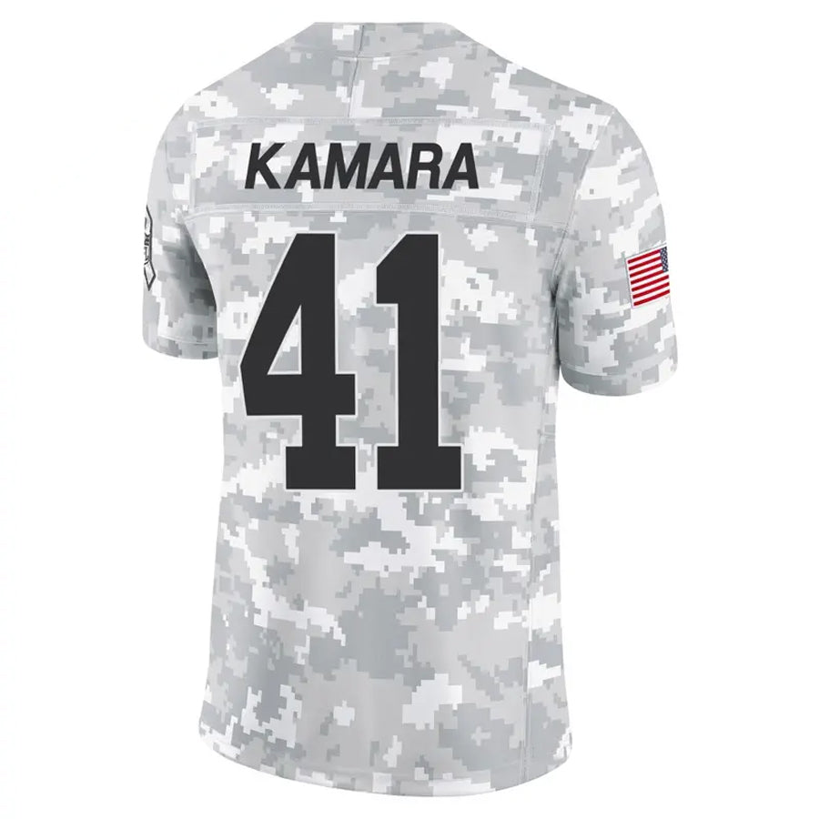 Jamed NO.Saints #41 Alvin Kamara Player Arctic Camo Salute to Service Limited Stitched Jerseys